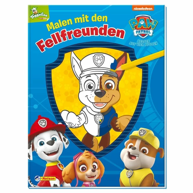 PAW Patrol - Malen Mit Den Fellfreunden - Softcover