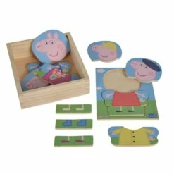 Eichhorn Peppa Wutz - Umziehpuzzle - 12-teilig