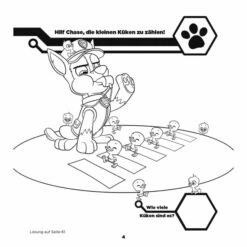 Panini PAW Patrol - Mein Großer Mal- Und Rätselspaß - Mit 5 Stiften Und 5 Radiergummis -Asmodee Geschäft 224338 9783833238499 pawpatrolblockinnen4