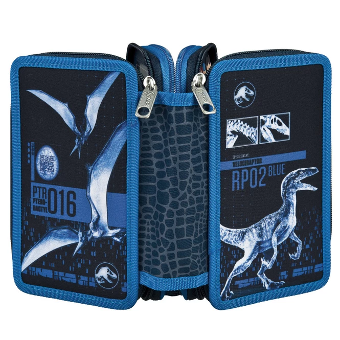 Undercover Jurassic World - Federmäppchen Mit 3 Fächern - 30-teilig - Image 4