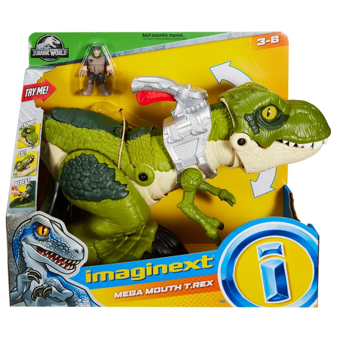 Fisher Price Imaginext - Jurassic World - Dinosaurier Hungriger T-Rex