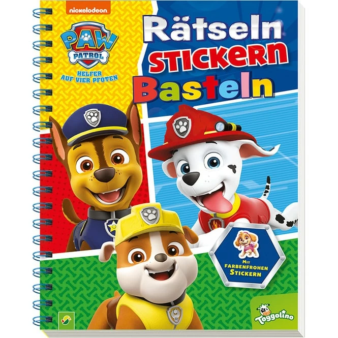 PAW Patrol - Rätseln, Stickern, Basteln