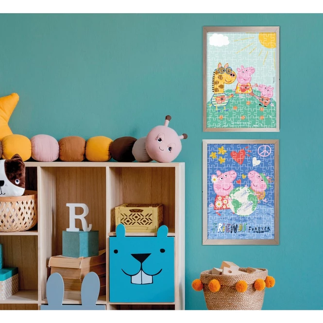 Clementoni Peppa Wutz - Play For Future - Kinderpuzzle - 2 X 20 Teile