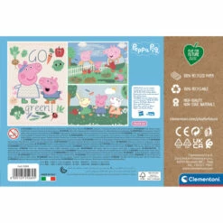 Clementoni Peppa Wutz - Play For Future Puzzle - 3 X 48 Teile -Asmodee Geschäft 232729 8005125252695 puzzle peppa pig clementoni 03
