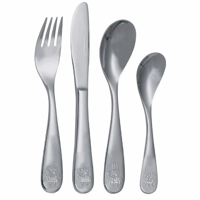 Peppa Wutz - Edelstahl Besteckset - 4 Teile - Image 2