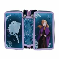 Undercover Die Eiskönigin 2 - Federmäppchen Mit 3 Fächern - 30teilig