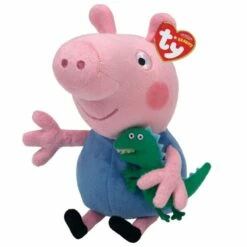Peppa Wutz - TY Beanie Babies - George - Ca. 15 Cm