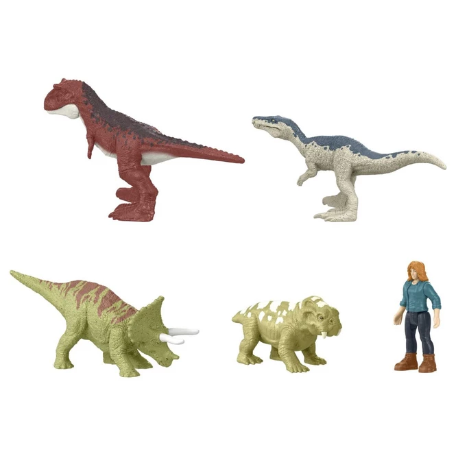 MATTEL Jurassic World - Dominion Mini-Figuren - 5er Themen-Pack - 1 Stück -Asmodee Geschäft 237094 887961945072 jurassic world dino mini sortiment mattel 02