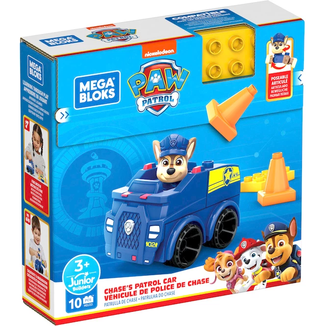 MATTEL Paw Patrol - Mega Bloks - Chase´s Polizei Fahrzeug - Image 3