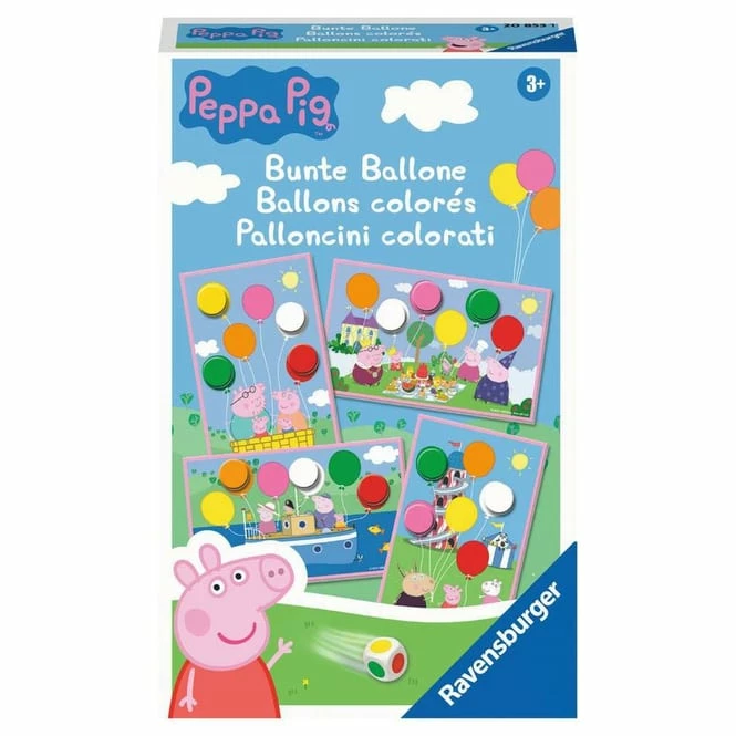 Peppa Wutz - Bunte Ballone - Mitbringspiel Ravensburger Peppa Wutz - Bunte Ballone - Mitbringspiel -Asmodee Geschäft 237407 4005556208531 peppa pig bunte ballone mitbringspiel