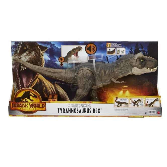 MATTEL Jurassic World - Thrash ’N Devour Tyrannosaurus Rex - Image 4
