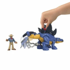 Fisher Price Imaginext - Jurassic World - Stegosaurus & Dr. Grant -Asmodee Geschäft 240664 887961933505 jurassic world stegosaurus dr grant mattel 02