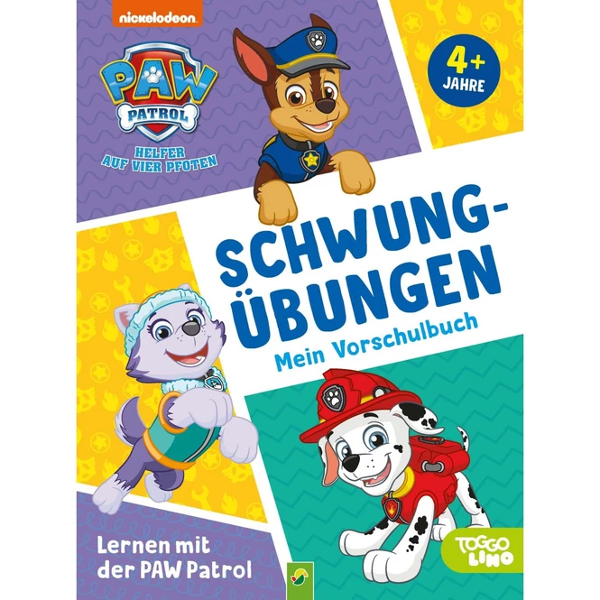 PAW Patrol - Schwungübungen - Mein Vorschulbuch