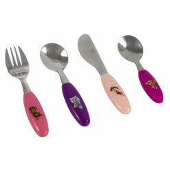 Paw Patrol - Edelstahl Besteckset - 4-teilig - Violett