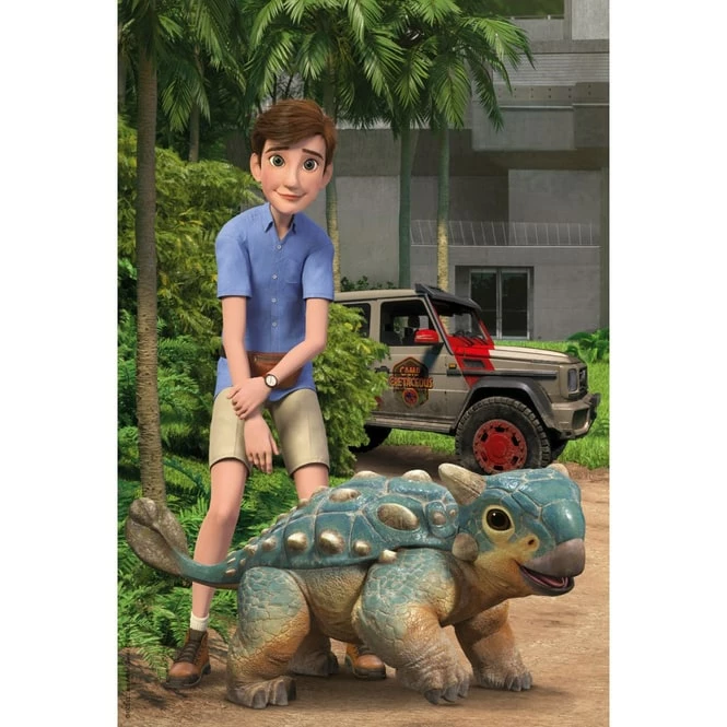 Schmidt Spiele Jurassic World - 3 X 48 Teile Puzzle - Abenteuer Isla Nublar