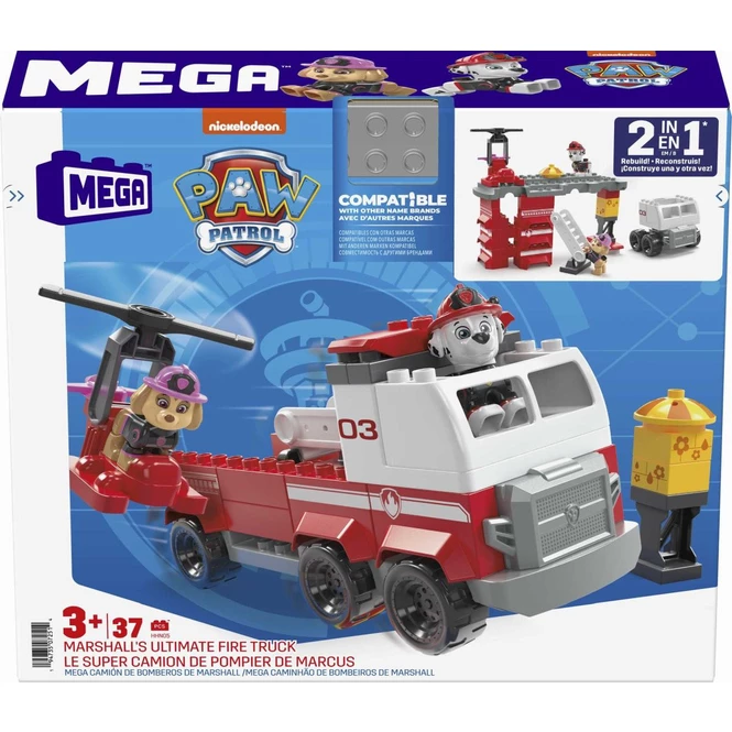 Paw Patrol - Mega Bloks - Marshall's ultimatives Feuerwehrauto Fisher Price Paw Patrol - Mega Bloks - Marshall's Ultimatives Feuerwehrauto -Asmodee Geschäft 242503 194735072514 mattel marshallss feuerwehrauto 06