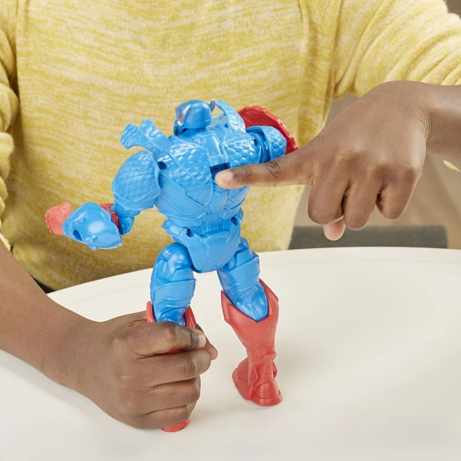 Hasbro Marvel - Mech Strike Monster Hunters Deluxe - Captain America - Actionfigur - Image 2