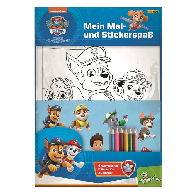 Panini Paw Patrol - Mein Mal- Und Stickerspaß - Image 2