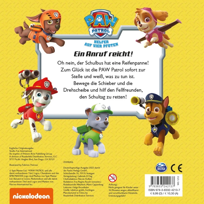 Panini Paw Patrol - Abenteuer Auf Dem Schulweg