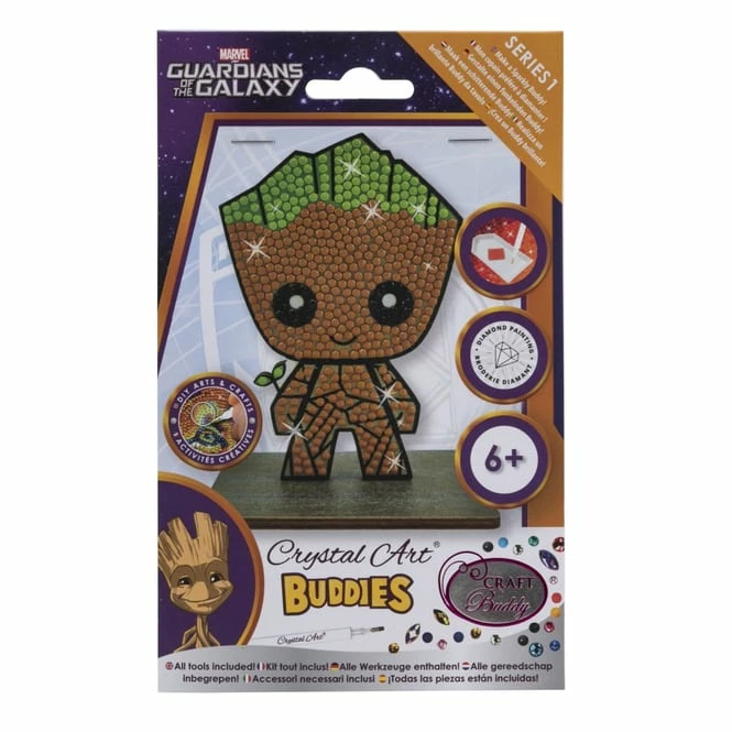 Marvel Guardians Of The Galaxy - Crystal Art Buddies - Steckfigur Groot - Image 2