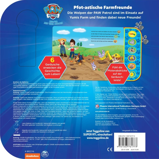 Paw Patrol - Pfot-astische Farmfreunde - Soundbuch - Image 3