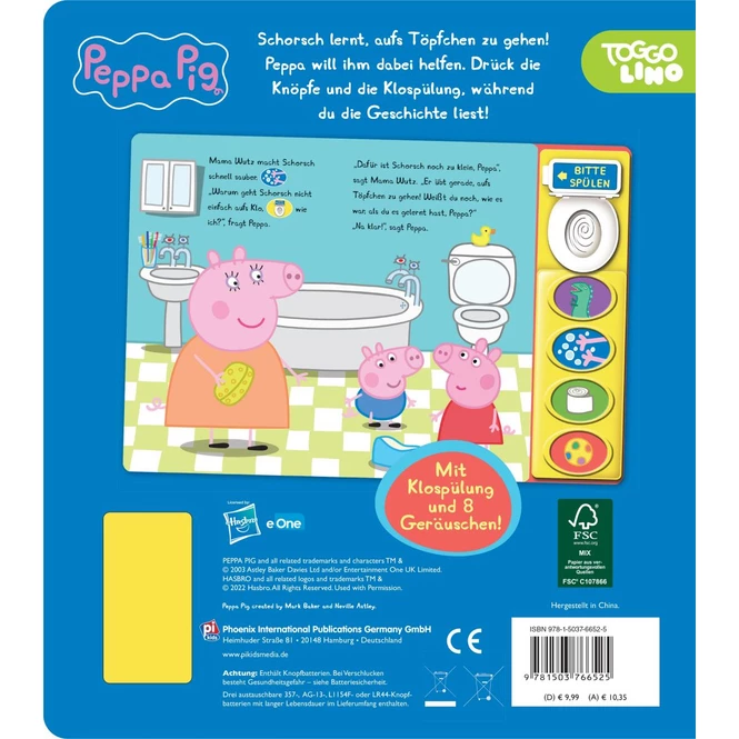 Peppa Wutz - Schorch Geht Auf´s Töpfchen - Soundbuch - Image 2