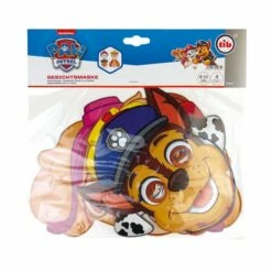 Paw Patrol - 4 Pappmasken - Ca. 20 Cm