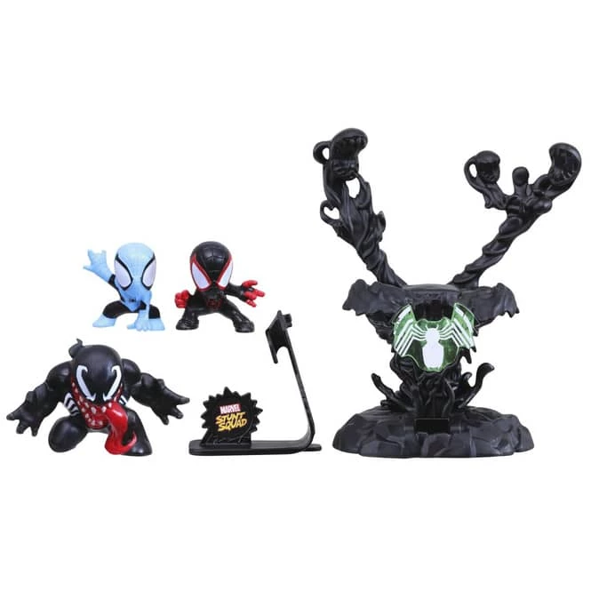Hasbro Marvel Stunt Squad - Helden Gegen Schurken Spielset Spider-Man U. Miles Morales Vs. Venom