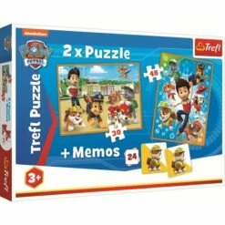 Trefl Paw Patrol - Puzzle Und Memospiel - 2 In 1