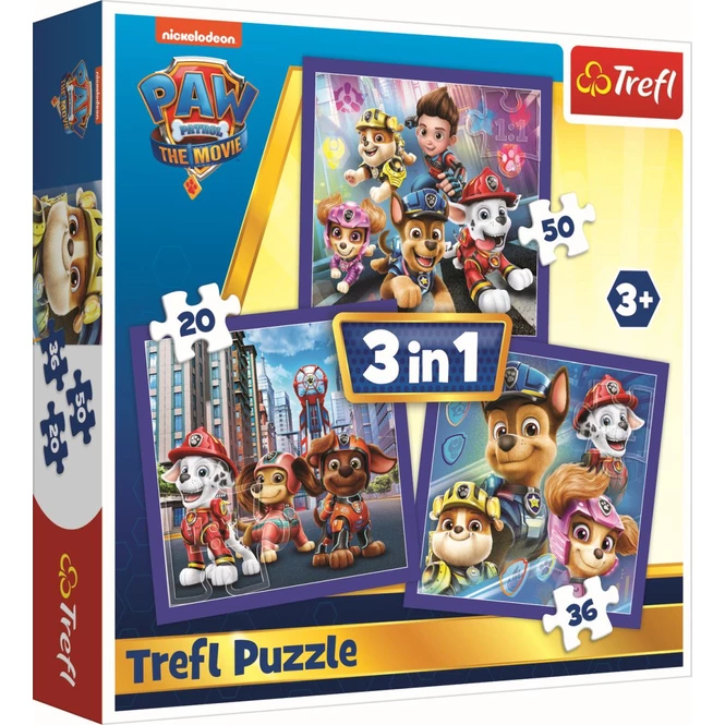 Trefl Paw Patrol - Puzzle - 3 In 1