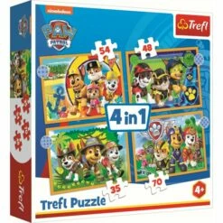 Trefl Paw Patrol - Puzzle - 4 In 1