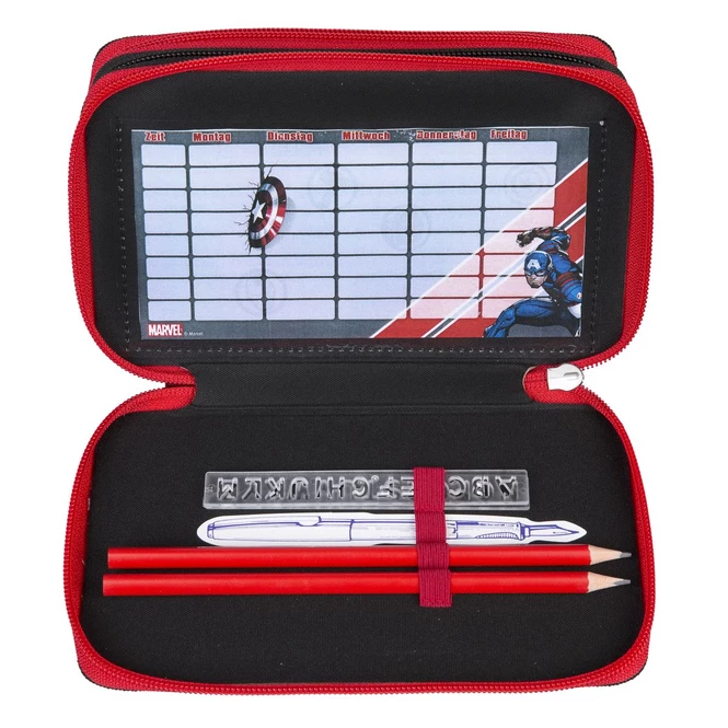Undercover Marvel - Federmäppchen Mit 3 Fächern - 30-teilig - Image 5