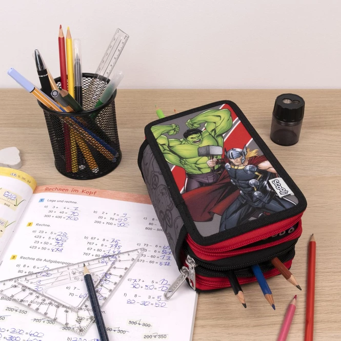 Undercover Marvel - Federmäppchen Mit 3 Fächern - 30-teilig - Image 7