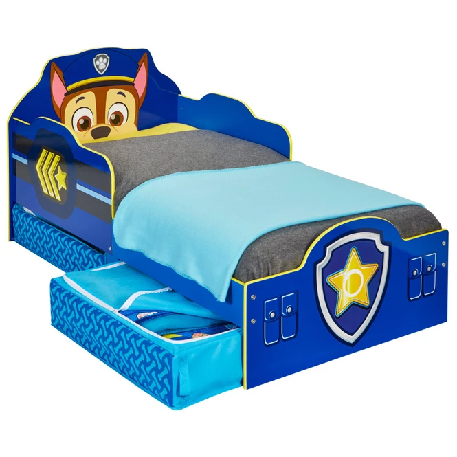 Paw Patrol - Kinderbett Mit Stauraum - Chase - Ca. 70 X 140 Cm - Image 2