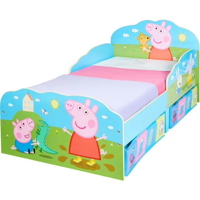 Peppa Wutz - Kinderbett Mit Stauraum - Ca. 70 X 140 Cm - Image 2