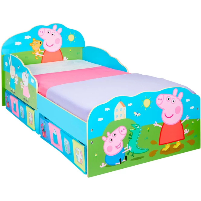 Peppa Wutz - Kinderbett Mit Stauraum - Ca. 70 X 140 Cm - Image 3
