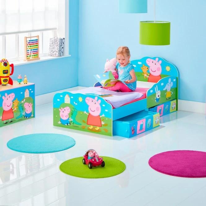Peppa Wutz - Kinderbett Mit Stauraum - Ca. 70 X 140 Cm - Image 4