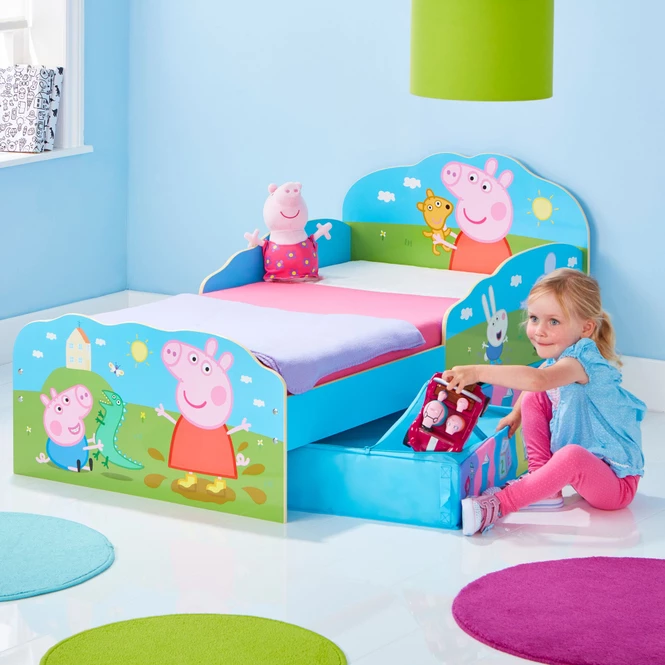 Peppa Wutz - Kinderbett Mit Stauraum - Ca. 70 X 140 Cm - Image 5